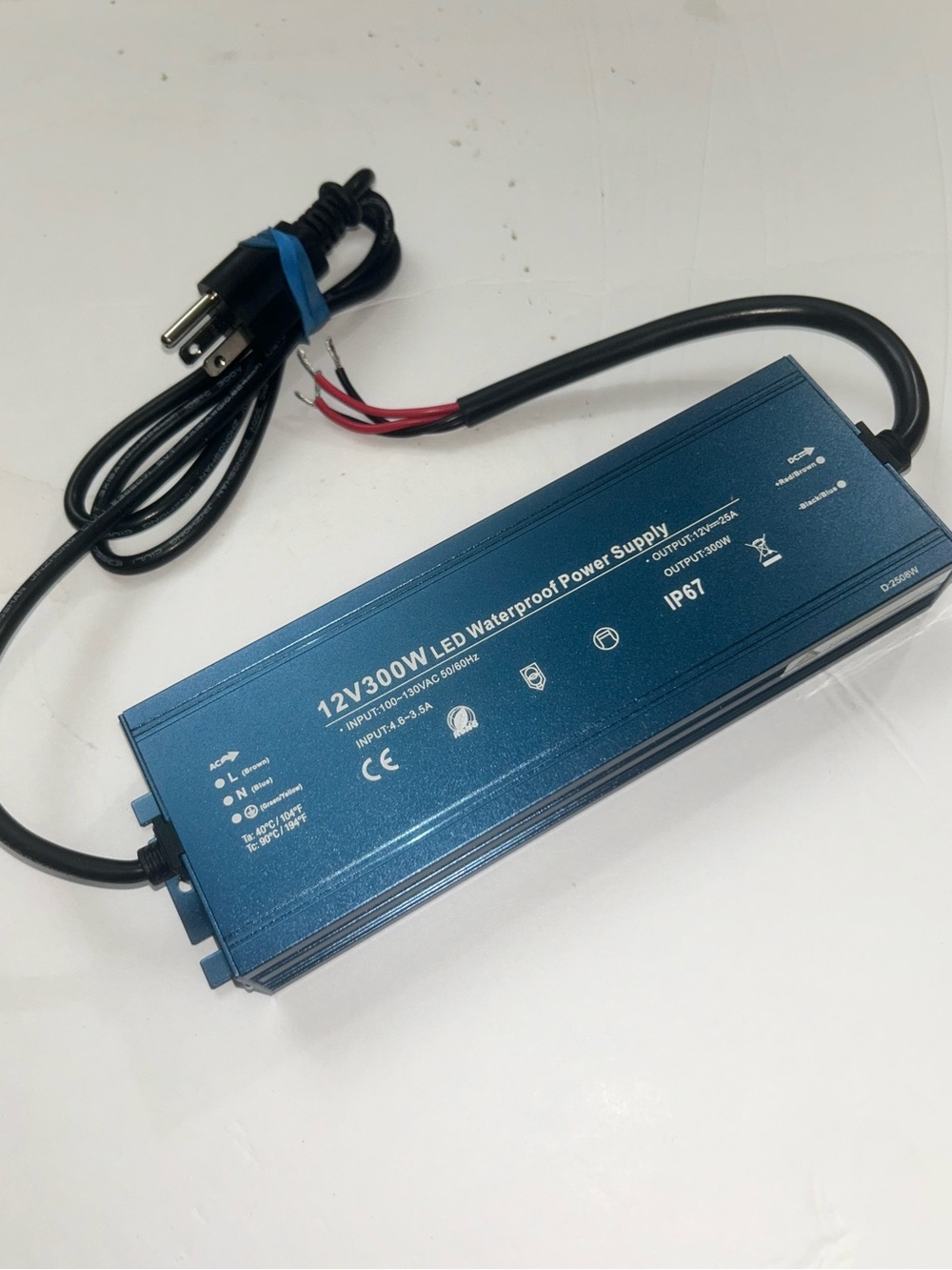 LED Driver 12V 300W Outdoor IP67 Waterproof Power Supply for Indoor Outdoor